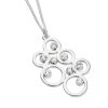 Karen Duncan Jewellery - Bubbles Large Cubic Zirconia Pendant on Chain