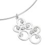 Karen Duncan Jewellery - Bubbles Large Cubic Zirconia Pendant on Wire