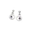 Karen Duncan Jewellery - Bubbles Amethyst Small Drop Earrings