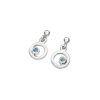 Karen Duncan Jewellery - Bubbles Blue Topaz Small Drop Earrings