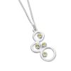 Karen Duncan Jewellery - Bubbles Small Peridot Pendant on Chain