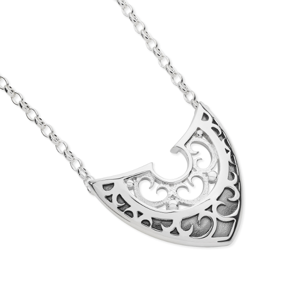 Karen Duncan Jewellery - Shield Necklet on Chain