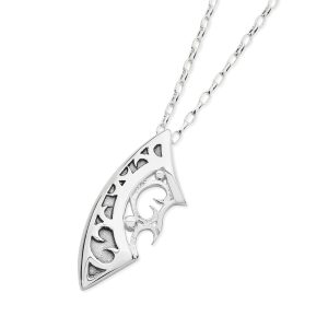Karen Duncan Jewellery - Shield (Demi) Large Pendant on Chain