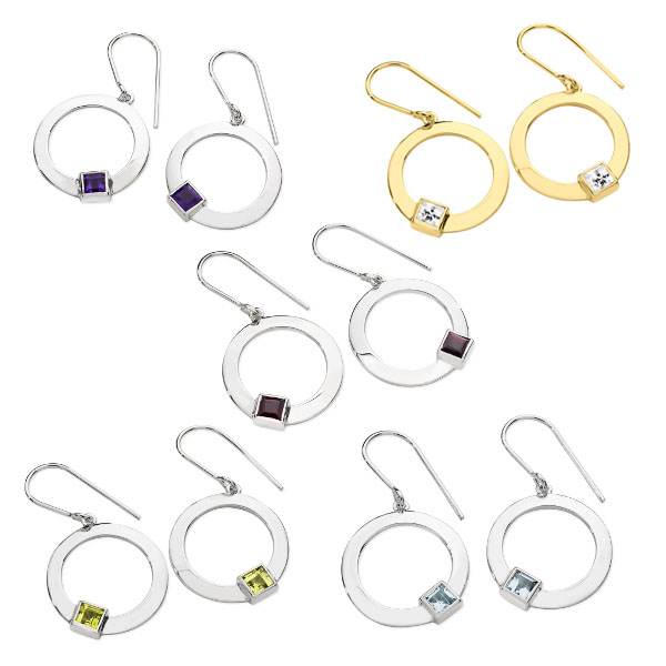Karen Duncan Jewellery - Solar Drop Earrings