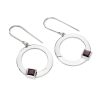 Karen Duncan Jewellery - Solar Garnet Drop Earrings on Hook Wires