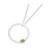 Karen Duncan Jewellery - Solar Large Peridot Pendant on Chain