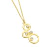 Karen Duncan Jewellery - Bubbles small gold pendant