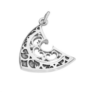 Karen Duncan Jewellery Shield Silver Charm