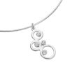 Karen Duncan Jewellery - Bubbles Small Cubic Zirconia Pendant on Wire
