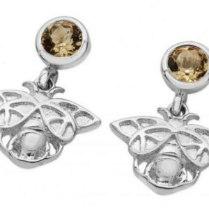 Karen Duncan Jewellery - Bee Citrine Drop Earrings