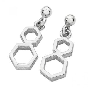 Karen Duncan Jewellery - Honeycomb Medium Drop Earrings