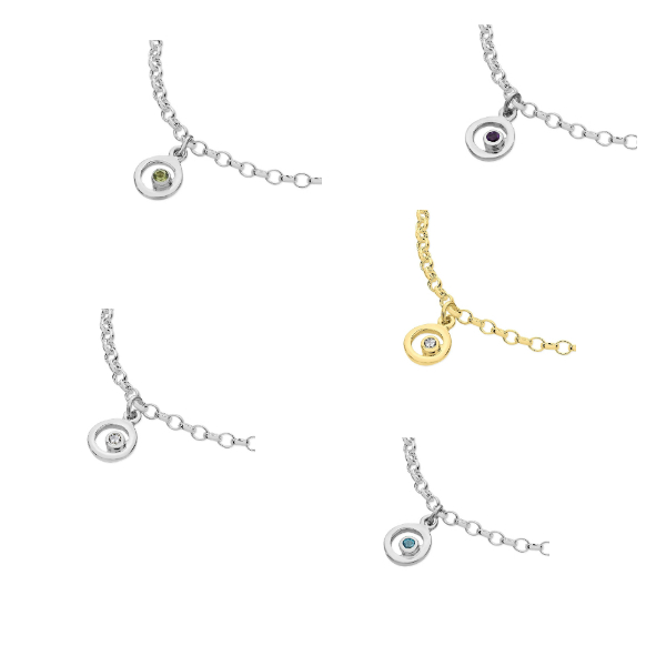 Karen Duncan Jewellery - Bubbles charm Bracelet group