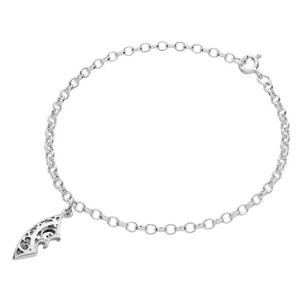 Karen Duncan Jewellery - Shield Demi Charm Bracelet